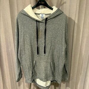Old Navy Charcoal Sherpa Hoodie‎